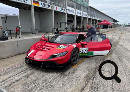 Ferrari Challenge USA race car by Dilawri Rossocorsa Racing at Mugello
