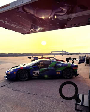 Ferrari Challenge USA race car by Dilawri Rossocorsa Racing at Mugello