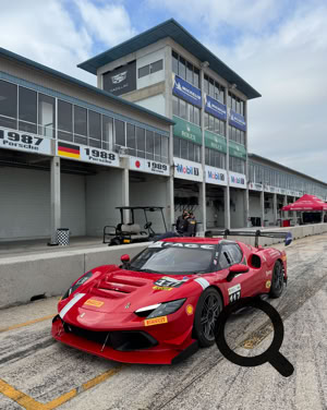 Ferrari Challenge USA race car by Dilawri Rossocorsa Racing at Mugello